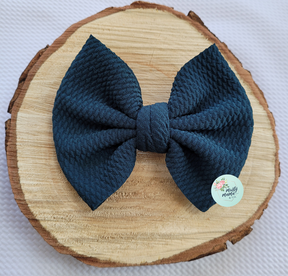 Fabric Bow:: Deep Teal