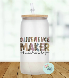 Glass Can Tumbler:: Difference Maker