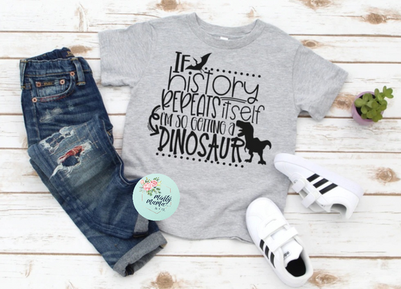 TODDLER/YOUTH Tee:: I'm Getting a Dino