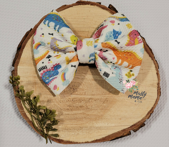 Fabric Bow:: Roarrrr