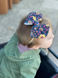 Fabric Bow:: Fall Floral