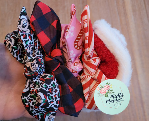 RTS:: Christmas/Winter Themed Scrunchies