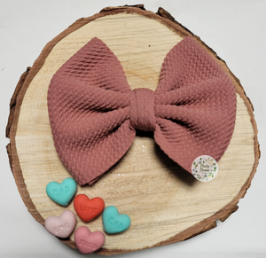 Fabric Bow:: Mauve