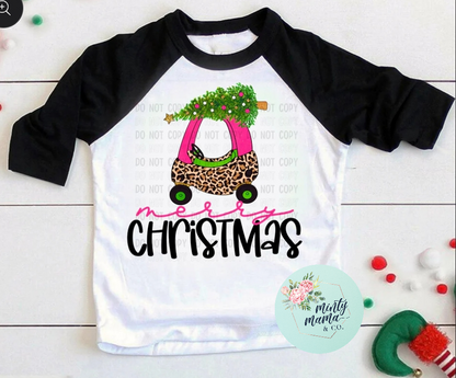 INFANT Bodysuit:: Merry Christmas Cozy Coupe