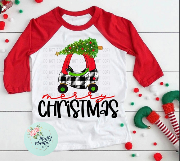 INFANT Bodysuit:: Merry Christmas Cozy Coupe