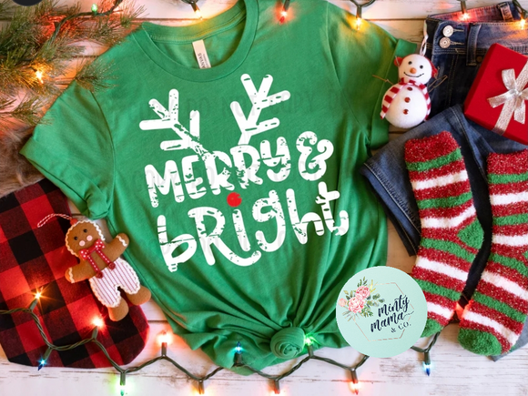 INFANT Bodysuit:: Rudolph Merry & Bright