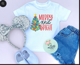 TODDLER/Youth Tee:: Mouse Tree Merry & Bright