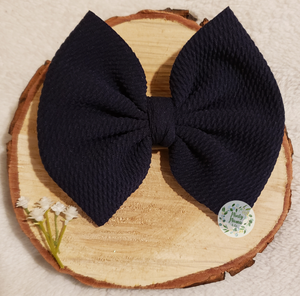 Fabric Bow:: Navy