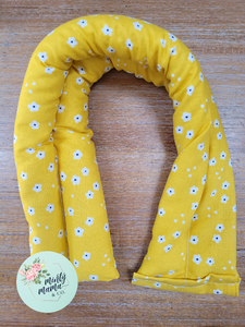 RTS:: Soothing Rice Neck Wrap-Yellow Floral (Eucalyptus)