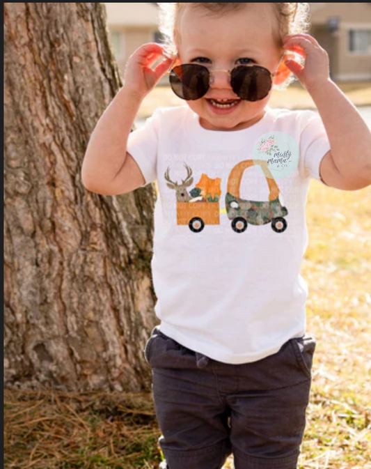 TODDLER/Youth Tee:: Orange Huntin' Kiddo