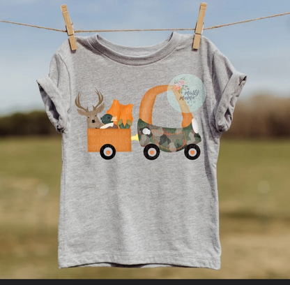 TODDLER/Youth Tee:: Orange Huntin' Kiddo