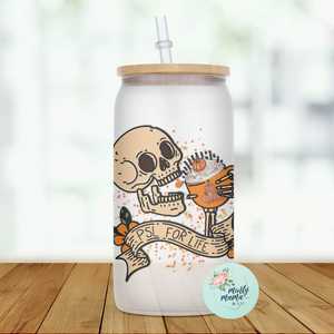 Glass Can Tumbler:: PSL for Life