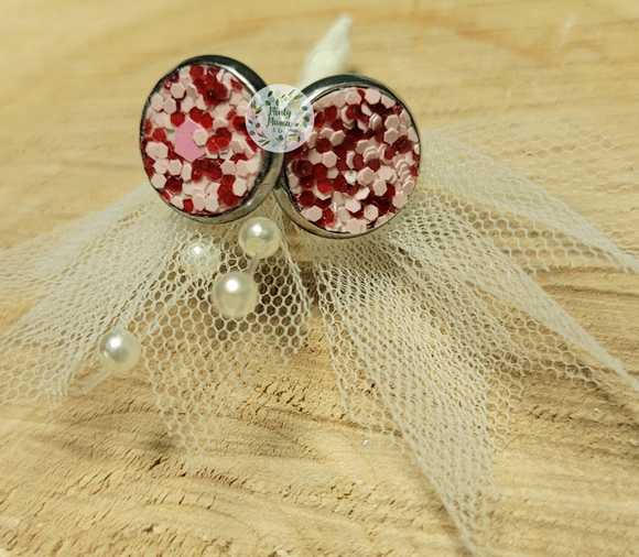 Earring Studs:: Sweet Love Confetti