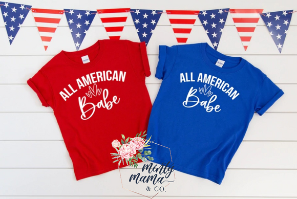 TODDLER Tee:: All American Babe