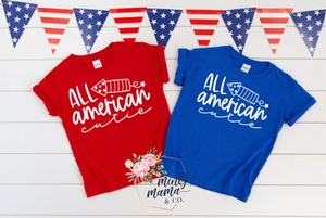 TODDLER Tee:: All American Cutie