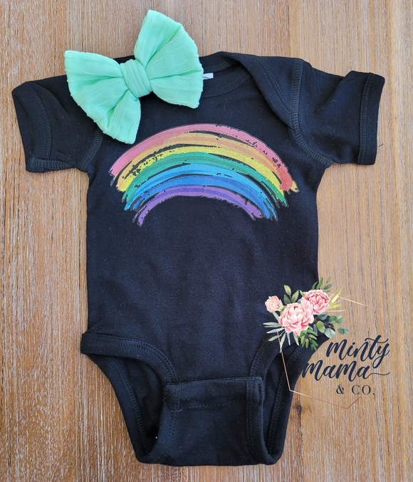 INFANT Bodysuit:: Simple Rainbow