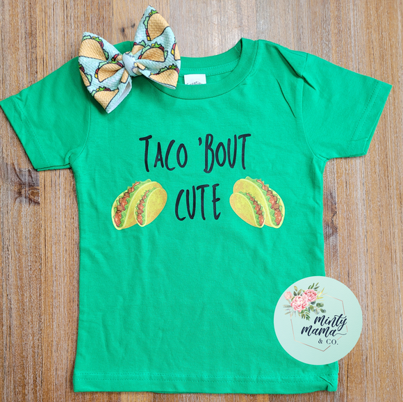 TODDLER/Youth Tee:: Taco 'About Cute