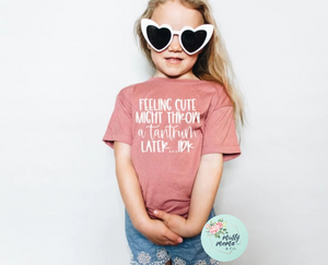 TODDLER/YOUTH Tee:: Feelin' Cute