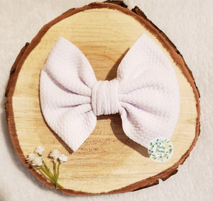 Fabric Bow:: White